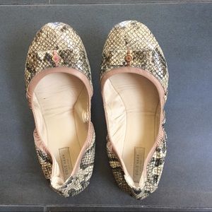 Cole Haan snakeskin flats 7